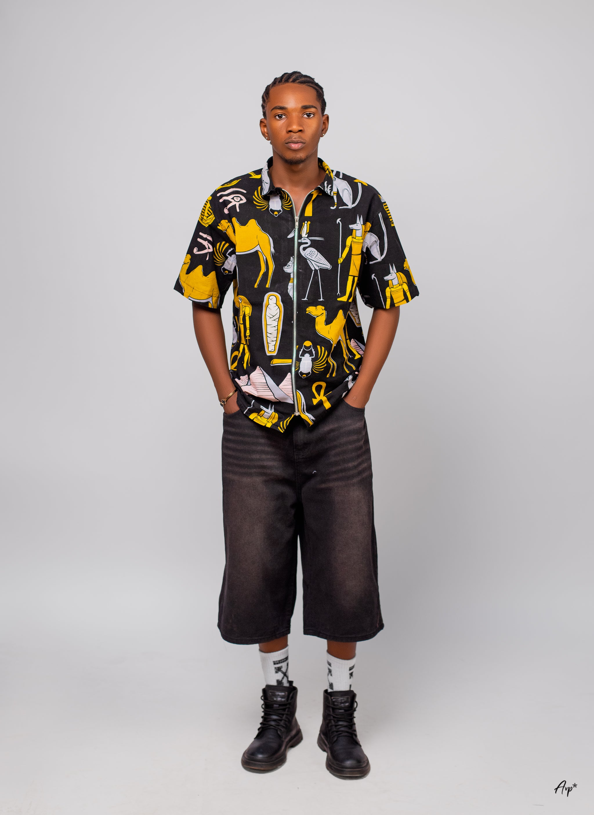 Short Sleeve African Shirt